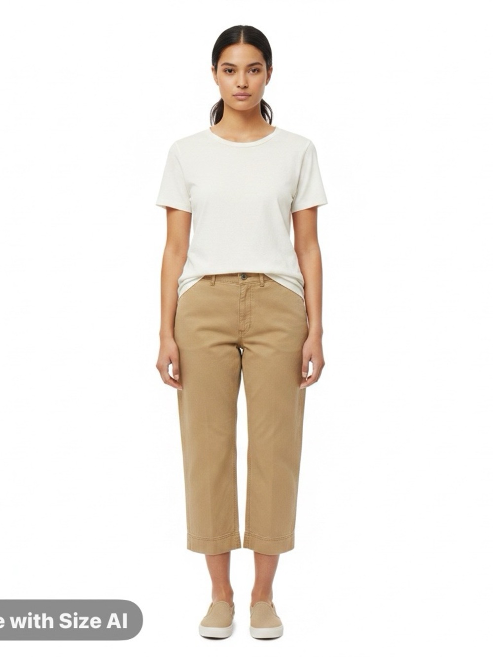 Old Navy Women’s Cropped Chino Pants in Khaki